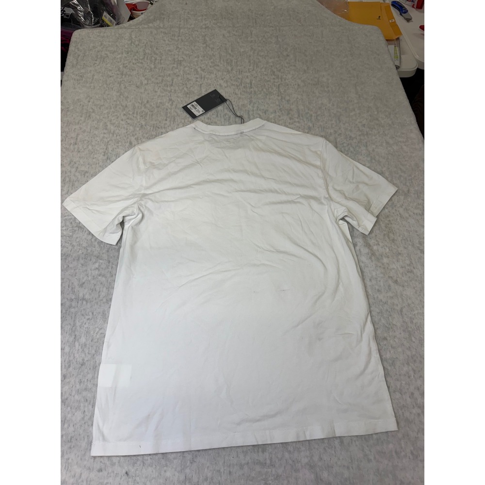 VRST Mens Essential Pocket Tee GW Pure White Short Sleeve T-Shirt MAX241116GW S